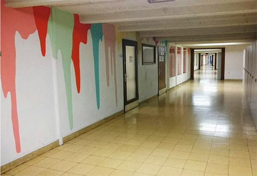 Ein verschönerter Flur